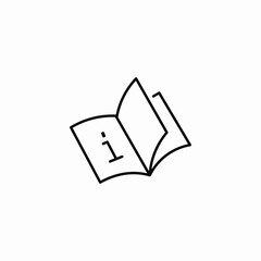 help booklet icon sign vector