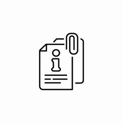 help guide file attachment icon sign vector
