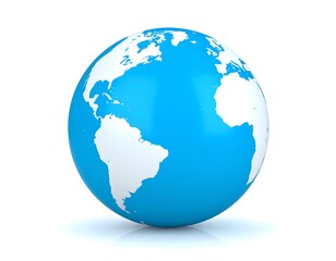 Blue globe world map (1)