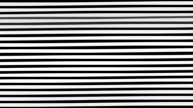 Abstract Black and White Undulating Stripes Pattern on Horizontal Lines For Modern Wallpaper Backdrop Decorative Elements Simple Geometric Fabric Design