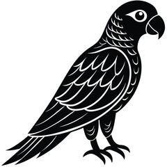 Obraz premium Parrot Silhouette