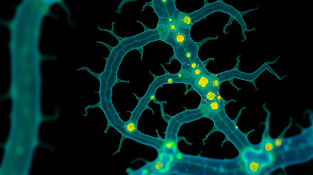 Confocal microscopy of Candida albicans,
hyphal transition with septum formation (GFP-labeled),
adhesion to plastic catheter surface.