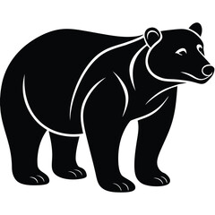 Obraz premium Polar Bear Silhouette