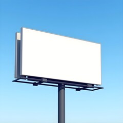 Obraz premium billboard, sign, blank, advertisement, advertising, banner, sky, outdoor, empty, marketing, board, advertise, business, message, commercial, blue, bill, poster, promotion, road, display, announcement,