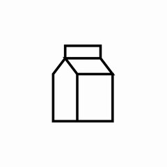 carton of milk icon sign vector