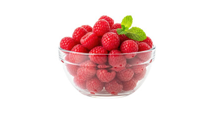 Isolated Raspberry Bowl