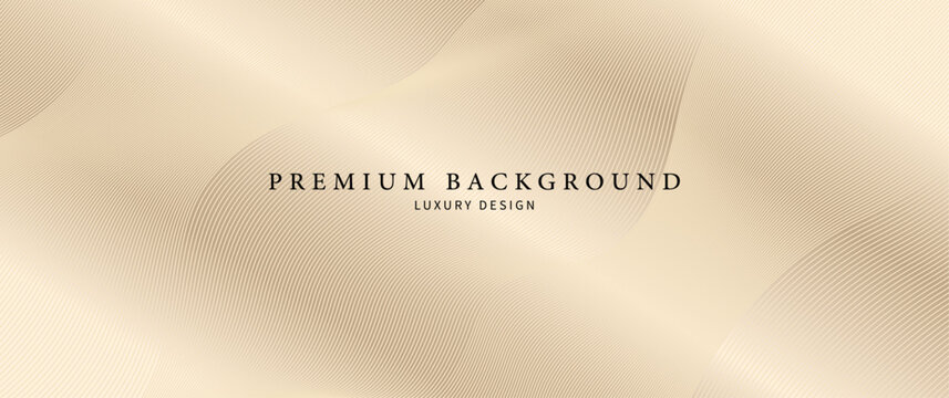 Elegant background design with gold line pattern. Premium abstract vector illustration for invitation, flyer, cover design, luxe invite, business banner, prestigious voucher.
