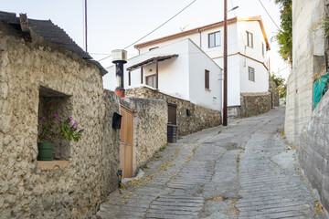 Kellaki village in the mountains of Limassol in a summer afternoon