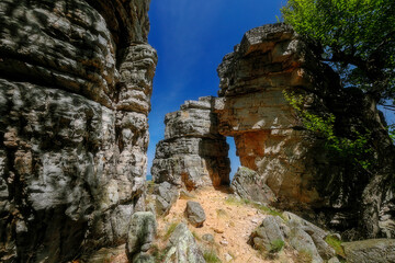 rocks in the mountains