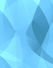 Abstract light blue shapes