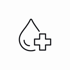 water add icon sign vector