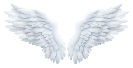 Obraz premium PNG Angel wings shaped is a cloud chandelier archangel pattern.
