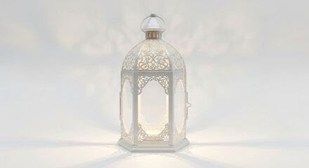 vintage lamp on white background