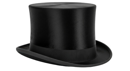 Isolated Black Top Hat