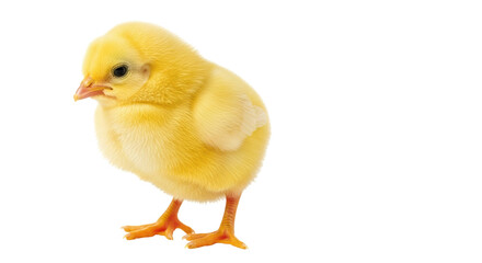 Isolated Baby Chicken
