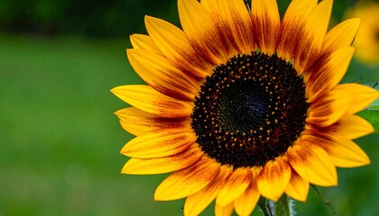 Obraz premium Close-up view of a vibrant sunflower.