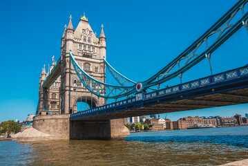 Obraz premium View of Tower Bridge in London, Uk
