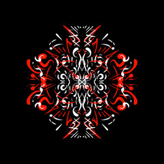 red and white abstract background