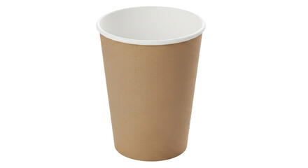 Isolated Brown Paper Cup