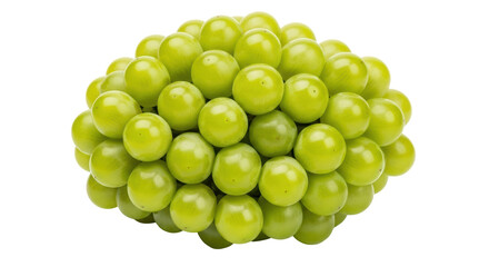 Isolated Green Grapes