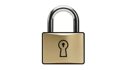 Fototapeta premium Isolated Padlock