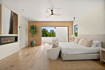 Stunning Indoor-Outdoor Estate with Lush Landscaping and Contemporary Finishes