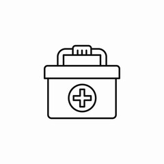 medical kit icon sign vector