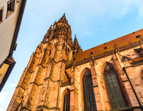 Architectural detail of a historical church
