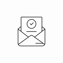 vote confirmation icon sign vector