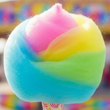Colorfull cotton candy