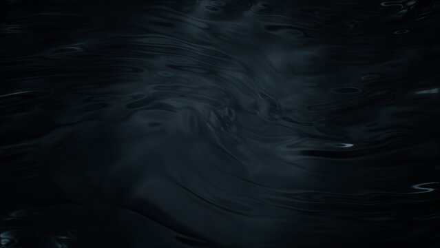 Black Water Flowing Texture Animation. 4k animation of an abstract black water fx flowing texture background with oil liquid patterns streaming
