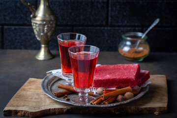 Kizilcik or Kizamik Sekeri - Red Sugar used for Lohusa Sherbet.