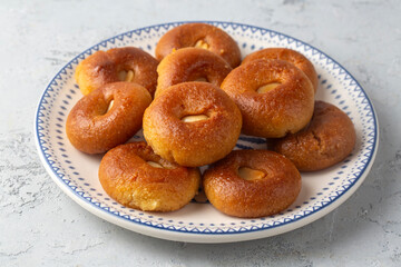 Traditional delicious Turkish dessert (Turkish name; Sekerpare)
