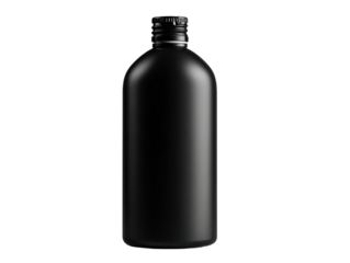 Black bottle product photography studio still life minimalist
