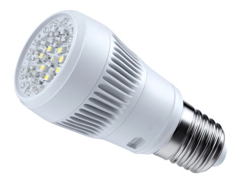 Led light bulb installation home tutorial indoor close-up lighting