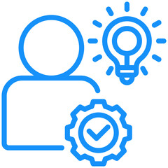 competency icon isolated on white background. Vector illustration icon knowledge and learning and other business