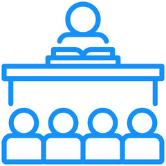 pedagogy icon isolated on white background. Vector illustration icon knowledge and learning and other business