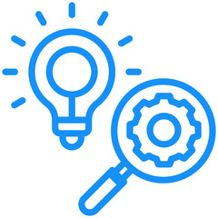 discovery icon isolated on white background. Vector illustration icon knowledge and learning and other business