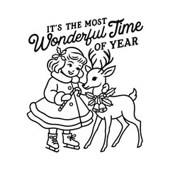 Fototapeta premium It's the Most Wonderful Time of Year