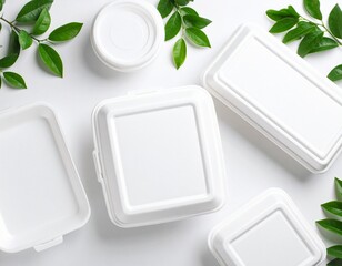 Mock Up Container Box for Lunch