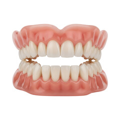 Transparent, dentures