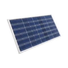 solar panel isolated on white