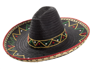 Mexican sombrero hat.
