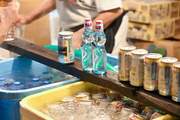 夏祭りの屋台イメージ・ドリンク