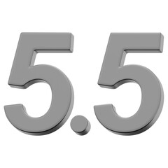 3D Chrome 5.5 Sale Icon