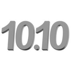 3D Chrome 10.10 Sale Icon