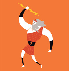 greek mythology zeus jupiter god of ray © matiasdelcarmine