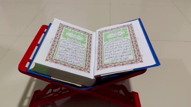 Peaceful Quran Reading: A Moment of Devotion
