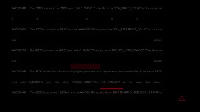 The Blue Screen of Death error code 0x0000001C is uncommon and can sometimes show the message PFN_SHARE_COUNT on the same screen