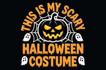 Watercolor Halloween T-Shirt &ndash; Cute Ghost, Pumpkin & Witch Design for Spooky Season